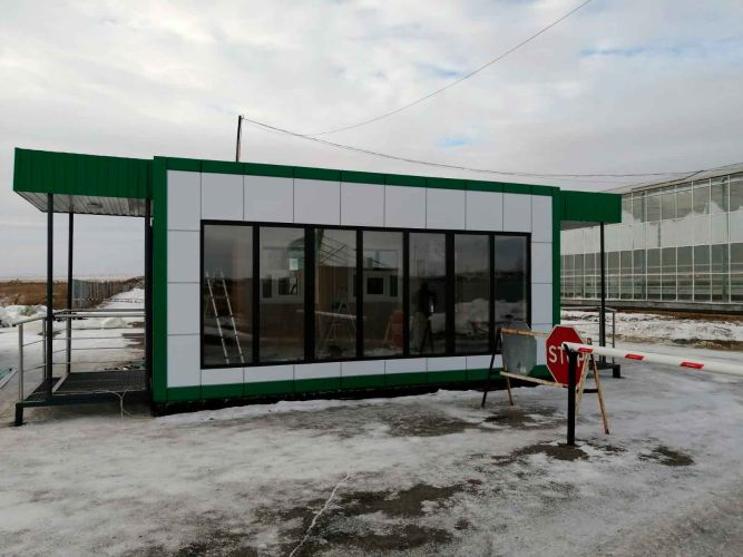 Модульное здание "КПП" в Челябинской области
