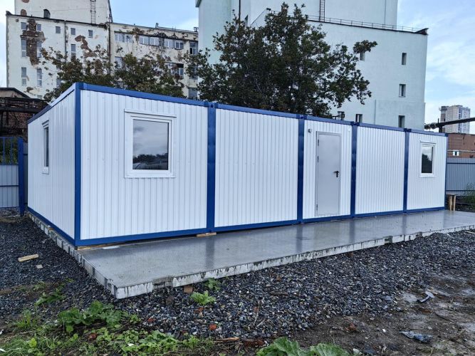 Модульное здание "Штаб строительства" в Екатеринбурге